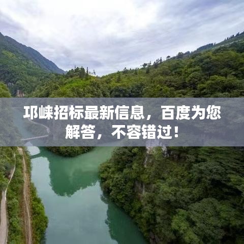 邛崍招標(biāo)最新信息，百度為您解答，不容錯過！