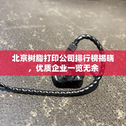 北京樹脂打印公司排行榜揭曉，優(yōu)質(zhì)企業(yè)一覽無(wú)余
